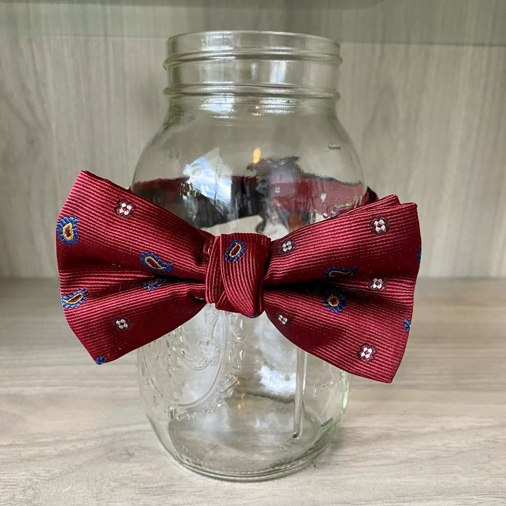 Ted Baker Silk Paisley Bow Tie